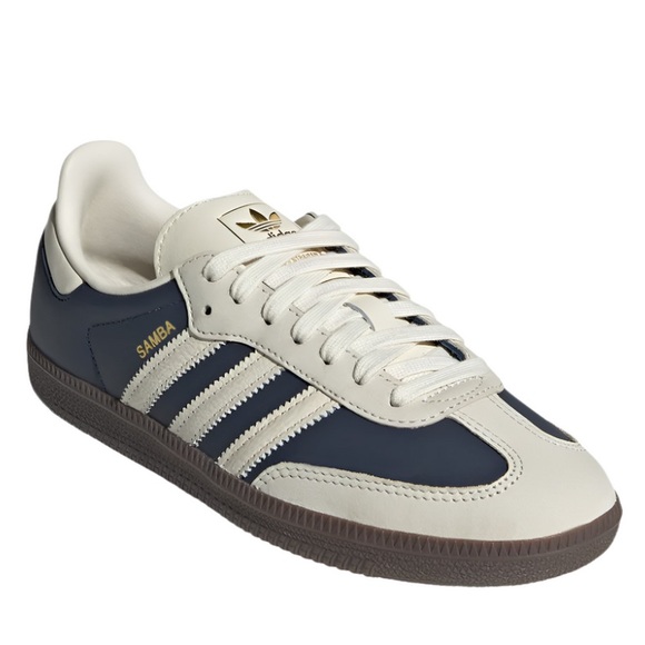 NWOT - Adidas Originals Samba OG Night Indigo Cream White IG1968, Size US W’s 7 - Picture 1 of 16